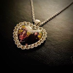 Custom Photo Heart Pendant Necklace